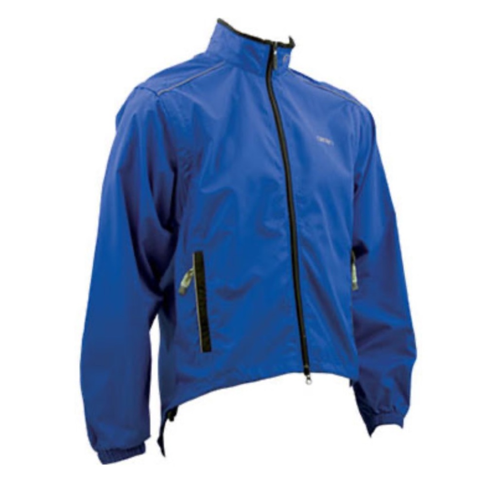 Canari Eclipse Mens Cycling Jacket Blue Convertible Vest Water Resistant Small